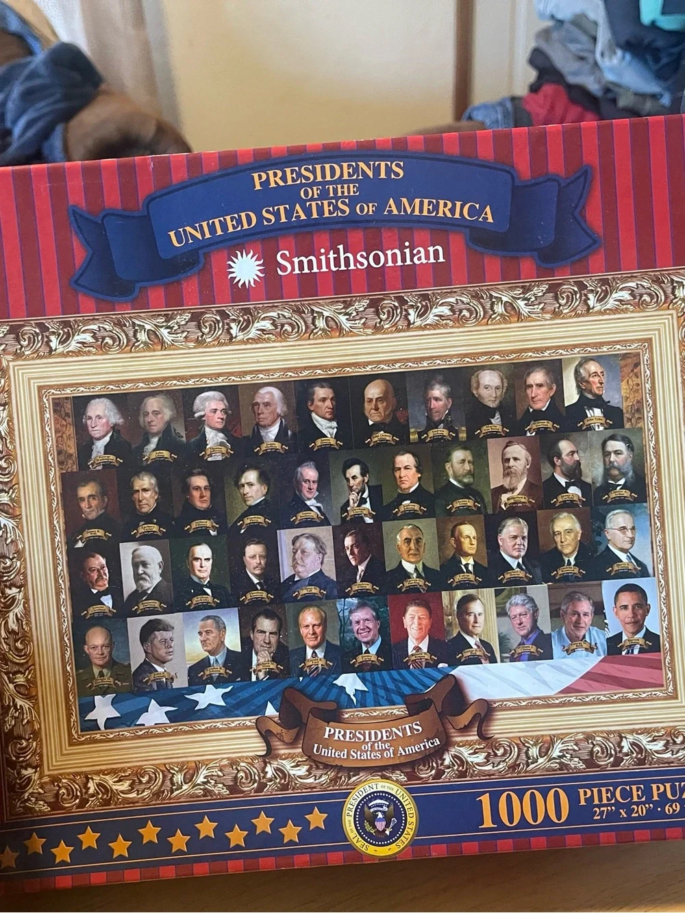 Presidents of the United States of America 1000 piece Puzzle Smithsonian sealed